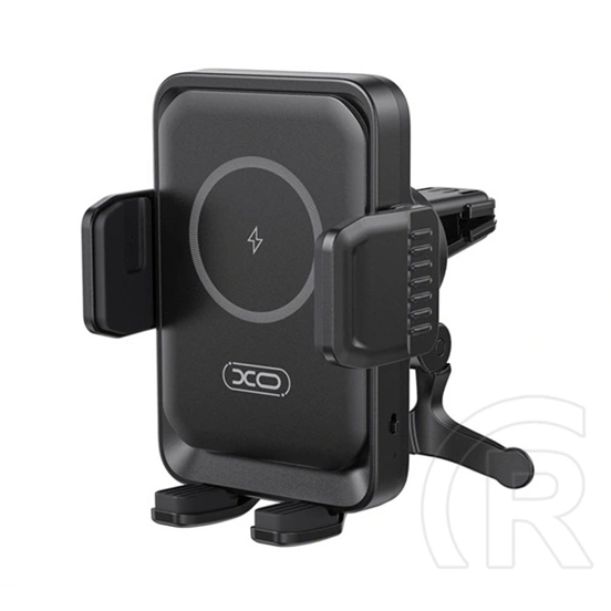 XO wx046 autós tartó (szellőzőre, wireless, 15w, gravitációs, 4.7-7" méret) fekete