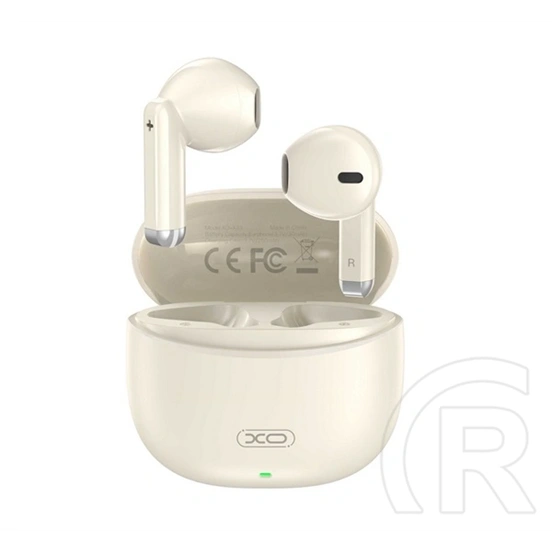 XO x33 bluetooth fülhallgató sztereo (v5.3, tws, mikrofon, zajszűrő + töltőtok) bézs