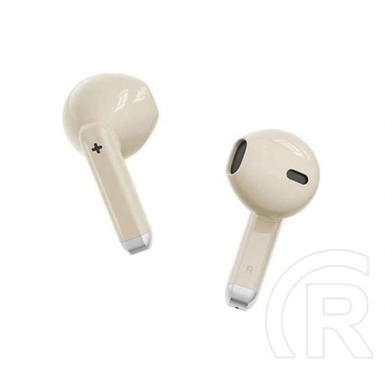 XO x33 bluetooth fülhallgató sztereo (v5.3, tws, mikrofon, zajszűrő + töltőtok) bézs