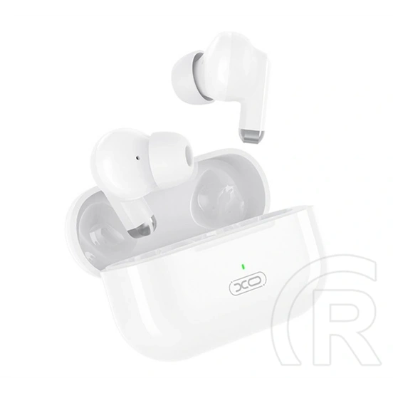XO x40 bluetooth fülhallgató sztereo (v5.3, tws, mikrofon + töltőtok) fehér