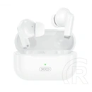 XO x40 bluetooth fülhallgató sztereo (v5.3, tws, mikrofon + töltőtok) fehér