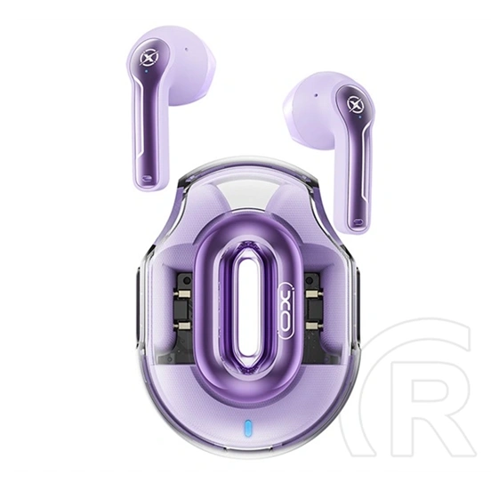 XO x43 bluetooth fülhallgató sztereo (v5.4, tws, mikrofon + töltőtok) lila