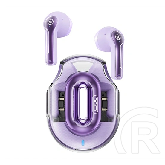 XO x43 bluetooth fülhallgató sztereo (v5.4, tws, mikrofon + töltőtok) lila