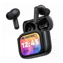 XO x50 bluetooth fülhallgató sztereo (v6.0, tws, aktív zajszűrő, mikrofon, led kijelző + töltőtok) fekete