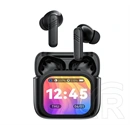 XO x50 bluetooth fülhallgató sztereo (v6.0, tws, aktív zajszűrő, mikrofon, led kijelző + töltőtok) fekete