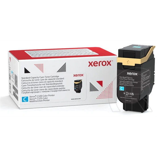 Xerox C325 toner Cyan 1800 oldalra