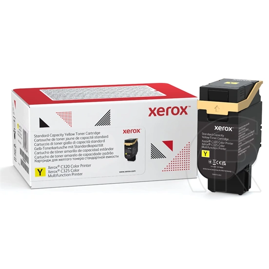 Xerox C325 toner YELLOW 1800 oldalra