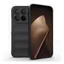 Xiaomi 15T Pro Szilikon telefonvédő (ütésállóság, kameravédő, 3D) FEKETE