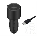 Xiaomi Mi autós töltő USB+type-c aljzat (67w, gyorstöltő, type-c kábel, fekete)