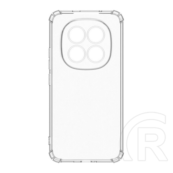 Xiaomi Redmi Note 15 Pro szilikon telefonvédő (ütésállóság, légpárnás sarok) ÁTLÁTSZÓ