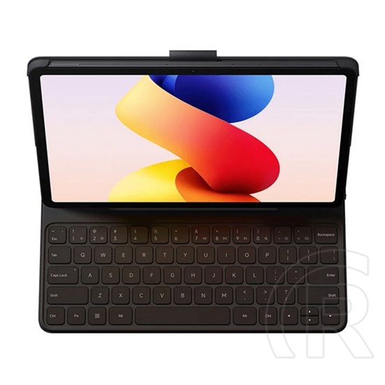 Xiaomi Redmi Pad 2 Pro xiaomi tok álló, bőr hatású (flip, ultravékony, bluetooth billentyűzet, angol nyelvű) fekete