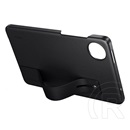 Xiaomi Redmi Pad SE 8.7 tok álló, bőr hatású (aktív flip, oldalra nyíló, trifold, asztali tartó) fekete