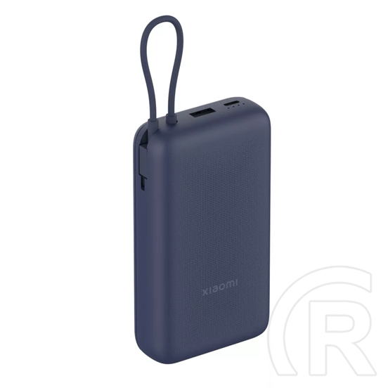 Xiaomi Redmi powerbank (20000 mAh, integrált kábel, kék)