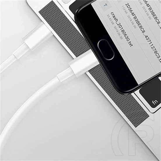 Xiaomi USB Type-C kábel 1,5 m (USB-C x2, 100 W, 5A, adat 480 Mbps, fehér)