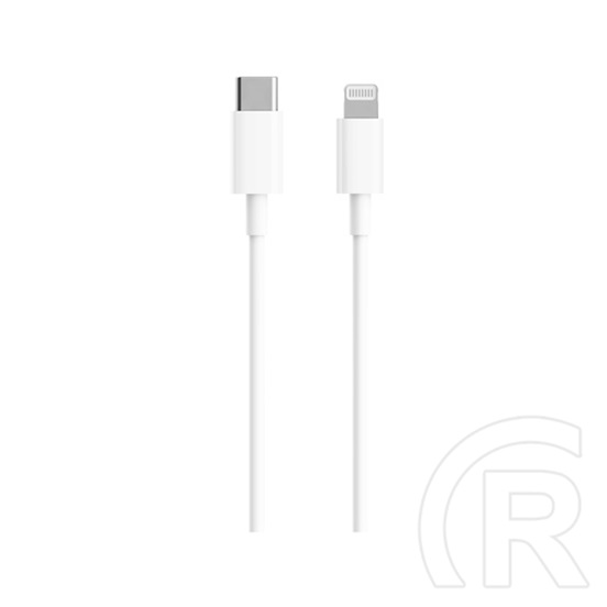 Xiaomi adat- és töltőkábel (USB-C dugó / Lightning 8 pin dugó, 1 m, fehér)