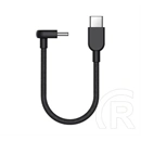 Xiaomi adatkábel (type-c - type-c, 3a, gyorstöltő, 90 fokos, cipőfűző, 10cm) fekete