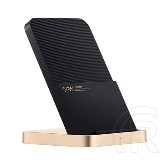 Xiaomi asztali töltő (50w, gyorstöltés támogatás, qi wireless, vezeték nélküli töltés) fekete
