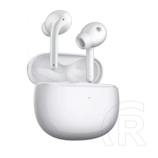 Xiaomi buds 3 bluetooth fülhallgató sztereo (v5.2, tws, mikrofon, aktív zajszűrő, ip54 + töltőtok) fehér