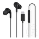 Xiaomi fülhallgató sztereo (type-c, mikrofon, zajszűrő, hangerőszabályzó, felvevő gomb) fekete