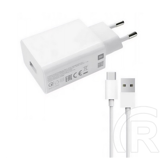 Xiaomi hálózati töltő usb aljzat (15w + type-c kábel) fehér
