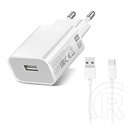 Xiaomi hálózati töltő (USB-A aljzat, 10W, USB-C kábellel, fehér)