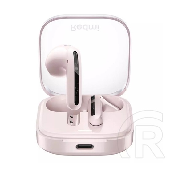Xiaomi redmi buds 6 active bluetooth fülhallgató sztereo (v5.4, tws, zajszűrő, mikrofon, ipx4 + töltőtok) rózsaszín