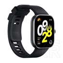 Xiaomi redmi watch 4 okosóra (szilikon szíj, aktivitásmérő, pulzusmérő, gps, 5atm, vízálló, 150+ sport mód) fekete