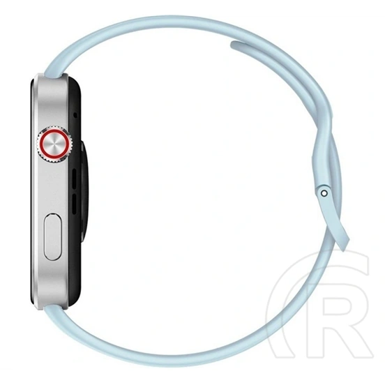 Xiaomi redmi watch 6 okosóra (szilikon szíj, aktivitásmérő, pulzusmérő, gps, 5atm, vízálló, 150+ sport mód) világoskék