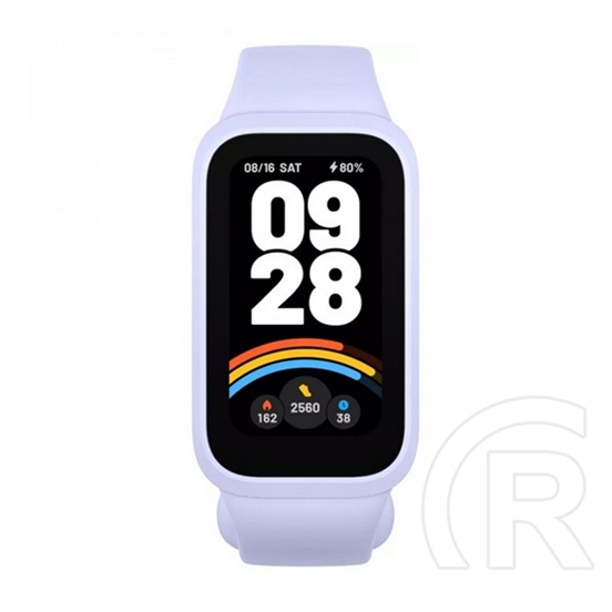 Xiaomi smart band 9 active okoskarkötő (v5.3, aktivitásmérő, alvásmonitor, 50 sport mód, vízálló) lila