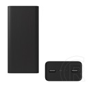 Xiaomi vésztöltő 2 usb+type-c+microusb aljzat (30000mah, 18w, gyorstöltő) fekete