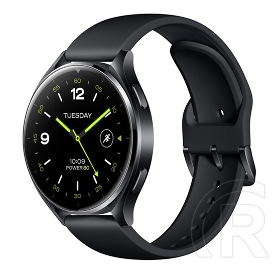 Xiaomi watch 2 okosóra (46mm, szilikon szíj, aktivitásmérő, pulzusmérő, 160 sportmód, vízálló, 5 atm) fekete