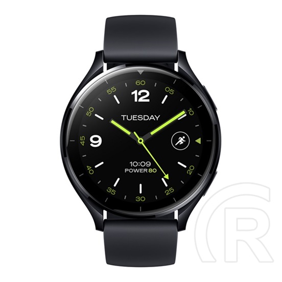 Xiaomi watch 2 okosóra (46mm, szilikon szíj, aktivitásmérő, pulzusmérő, 160 sportmód, vízálló, 5 atm) fekete