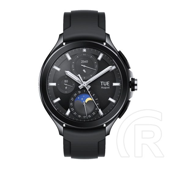 Xiaomi watch 2 pro okosóra (46mm, szilikon szíj, aktivitásmérő, pulzusmérő, 150 sportmód, vízálló, 5 atm) fekete