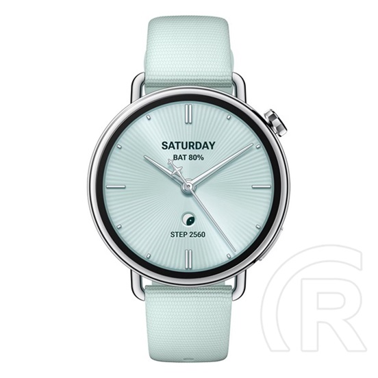 Xiaomi watch s4 41mm okosóra (fluorgumi szíj, aktivitásmérő, pulzusmérő, telefonhívás, gps, nfc, vízálló) mentazöld