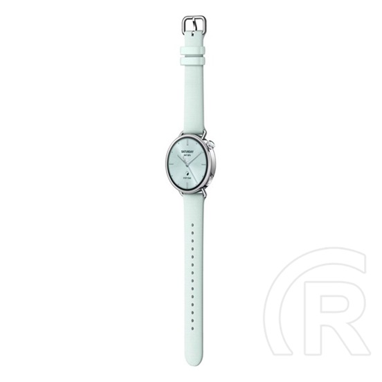 Xiaomi watch s4 41mm okosóra (fluorgumi szíj, aktivitásmérő, pulzusmérő, telefonhívás, gps, nfc, vízálló) mentazöld