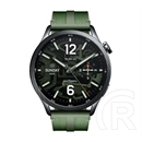 Xiaomi watch s5 okosóra (szilikon szíj, aktivitásmérő, pulzusmérő, telefonhívás, gps, nfc, 5atm, ip68 vízálló) sötétzöld
