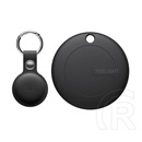 Xiaomi yeelight yeetag bluetooth nyomkövető (kulcstartóra, táskára, autóba, valós idejű nyomkövetés + bőrtok) fekete