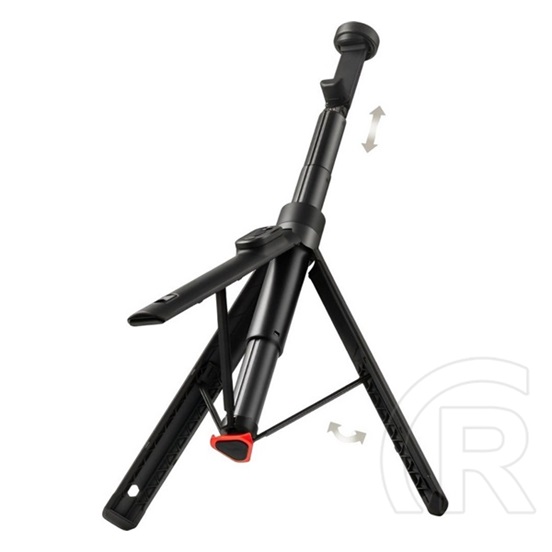 Xiaomi zoom floor szelfibot (univerzális, tripod állvány, 360°, állítható, bluetooth távkioldó, 160cm) fekete
