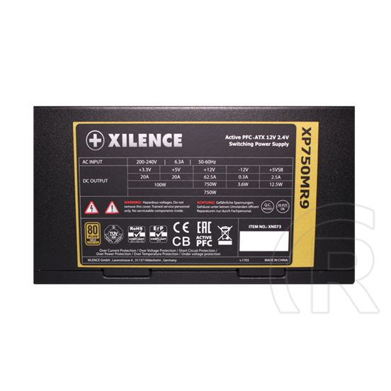 Xilence Performance X 750 W 80+ Gold tápegység