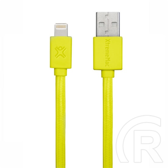 XtremeMac Flat Lightning USB adatkábel 1 m (sárga)