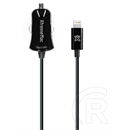 XtremeMac InCharge Auto LT szivargyújtós Lightning töltőkábel 1 m (fekete)