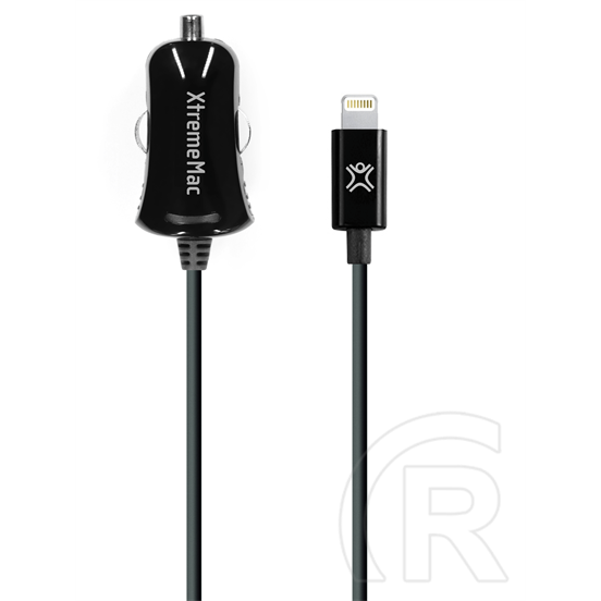 XtremeMac InCharge Auto LT szivargyújtós Lightning töltőkábel 1 m (fekete)