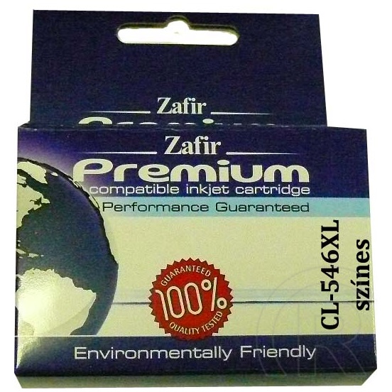 Zafir Premium utángyártott Canon patron CL-546XL (színes)