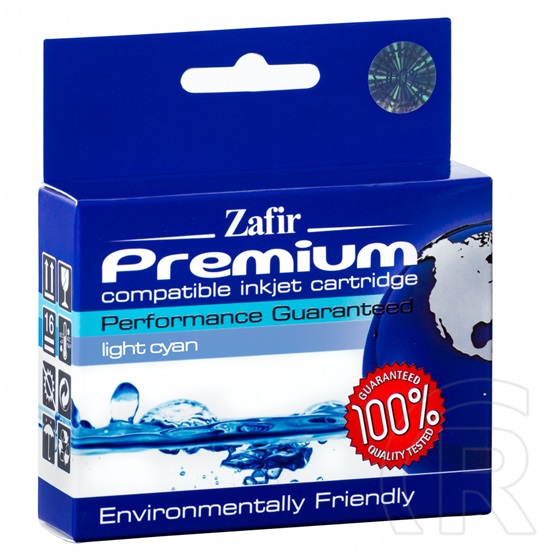 Zafir Premium utángyártott Epson patron T2435 (világos cián)