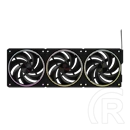 Zalman CNPS14X DS CPU hűtő (duplatornyos, 6 hőcső, 2x 120 mm PWM ventilátor, fekete)