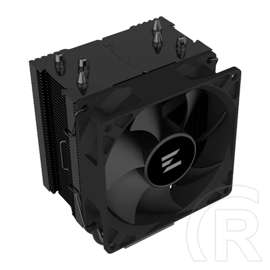 Zalman CNPS4X Black V2 CPU hűtő (92 mm, 800-2000 rpm, 3x heatpipe, PWM, 150W TDP, 29 dB(A), AM5/AM4/LGA1700/LGA1851, fek