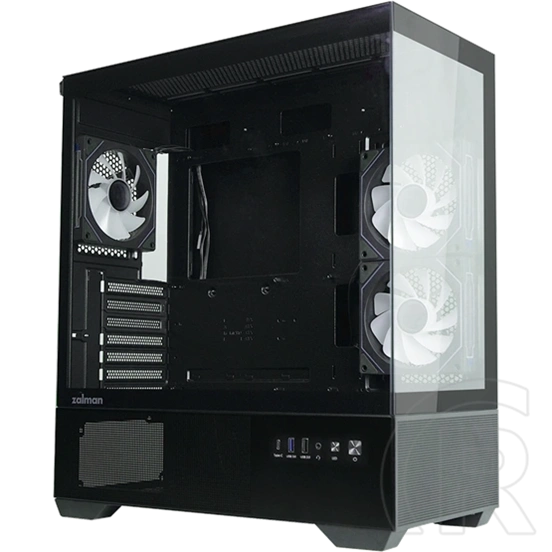 Zalman Chronix V2 (ATX, ablakos, fekete)