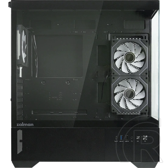Zalman Chronix V2 (ATX, ablakos, fekete)