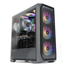 Zalman N5 MF RGB (ATX, ablakos, fekete)