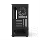 Zalman P10 BLACK (táp nélküli, mATX, ablakos, MT Mini Tower, fekete)